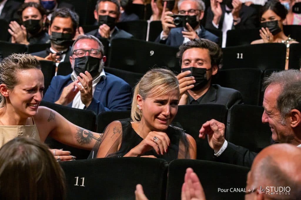 Photographe Cannes - Emotion a l'annonce de la palme d'or 2021